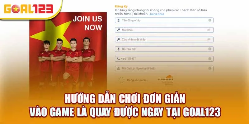 Hướng dẫn chơi đơn giản – Vào game là quay được ngay