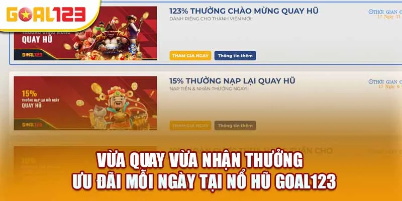 Vừa quay vừa nhận thưởng – Ưu đãi mỗi ngày